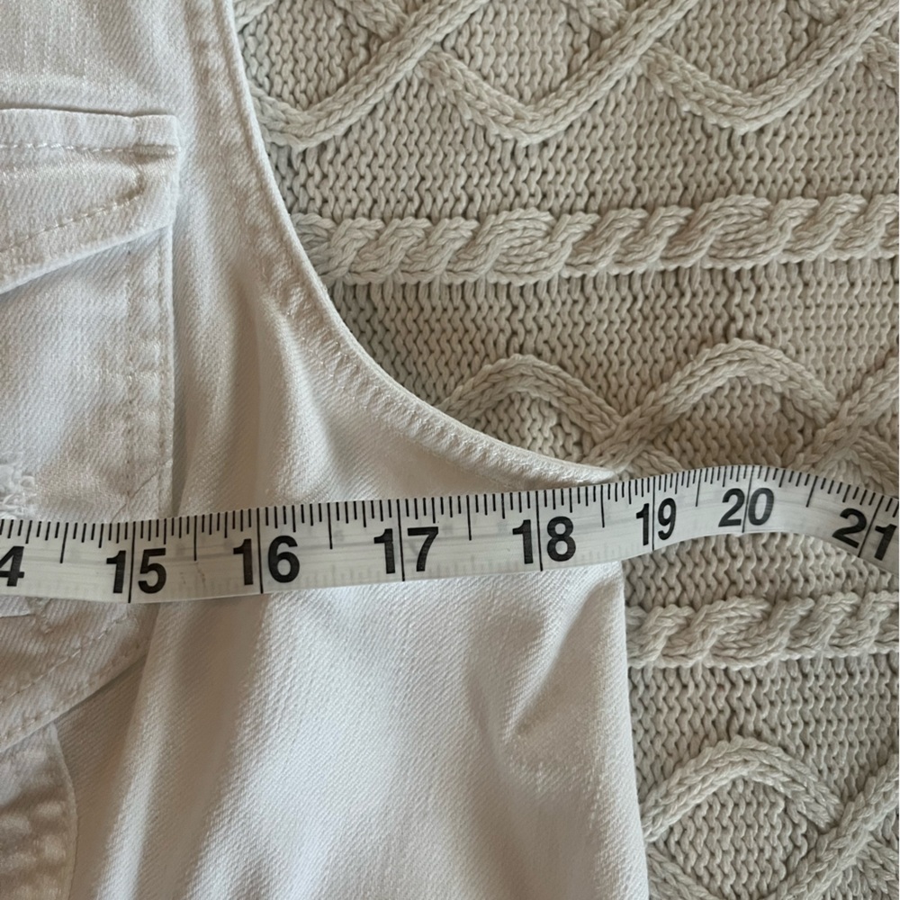 Chico's White Denim Vest - Picture 13 of 15